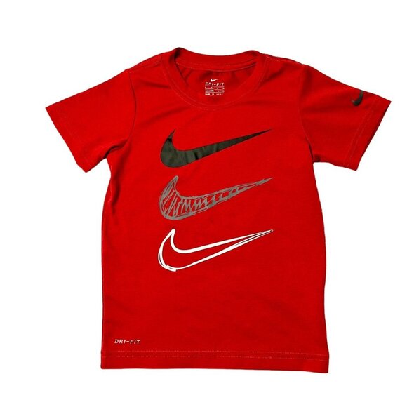 Nike Dri Fit Logo Tee Size 6 - Picture 1 of 6